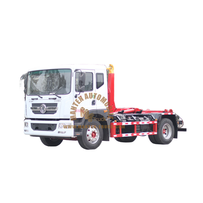 Dongfeng 10 Ton Hook Lift Garbage Truck