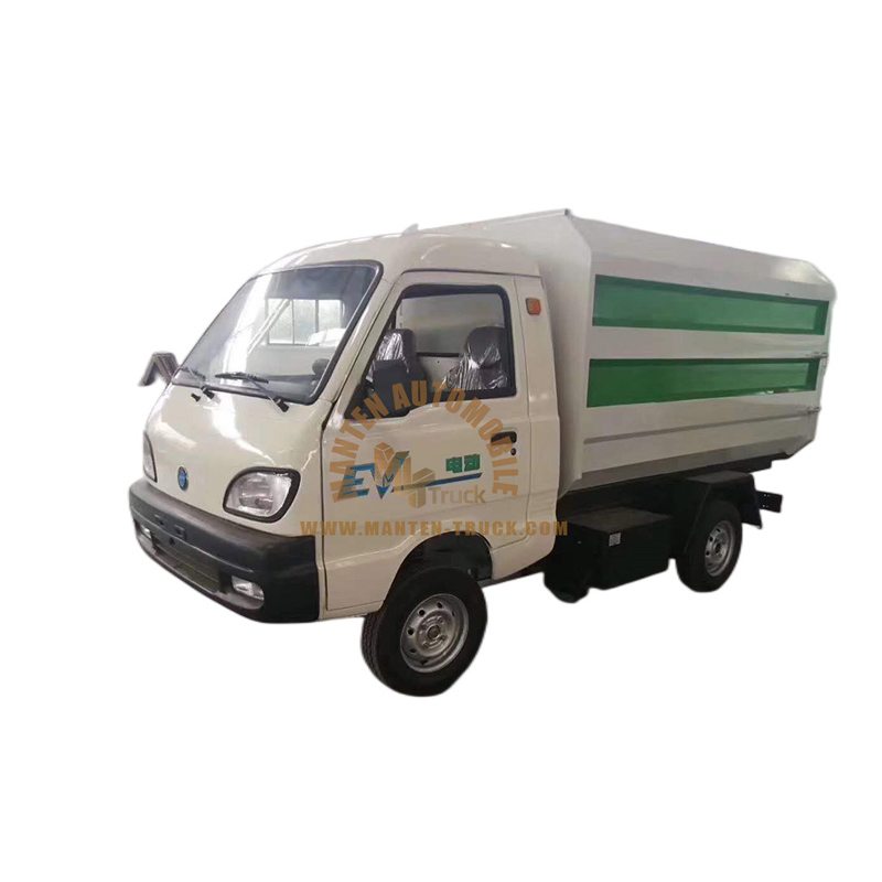 3m³ Electric Side Loader Garbage Truck