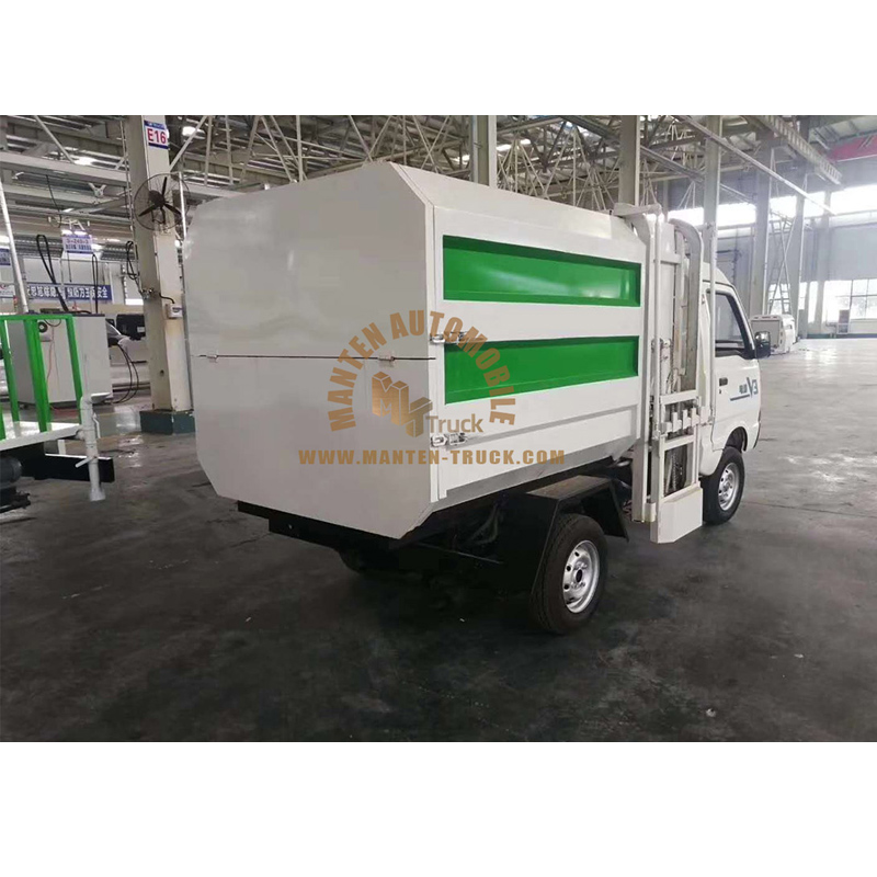 3m³ Electric Side Loader Garbage Truck | Manten