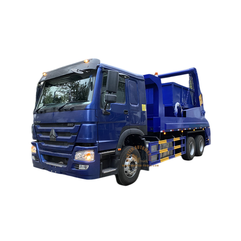 HOWO 6x4 15m³ Skip Loader Garbage Truck