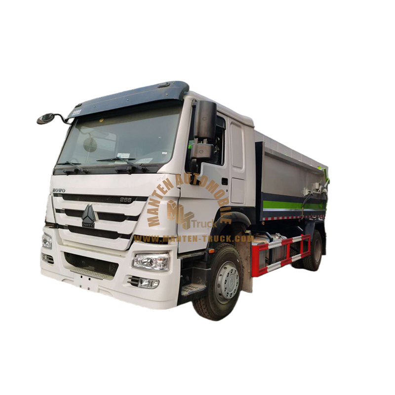 Sinotruk HOWO 15m³ Side Loader Garbage Truck