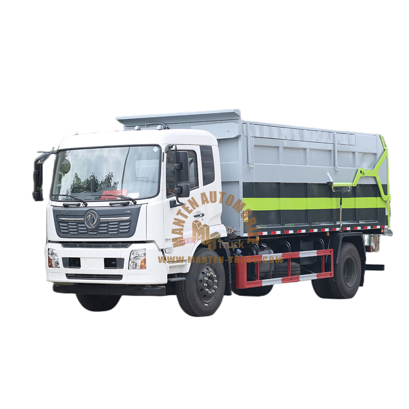 dongfeng 20 cubic meter wing expansion docking garbage truck