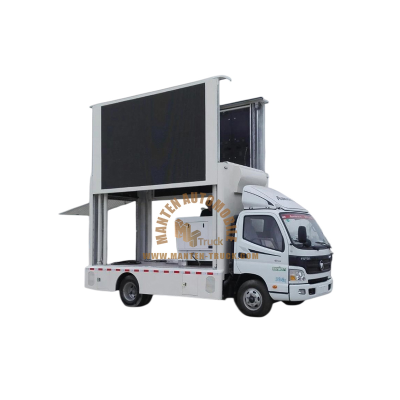 foton aumark outdoor led advertising truck