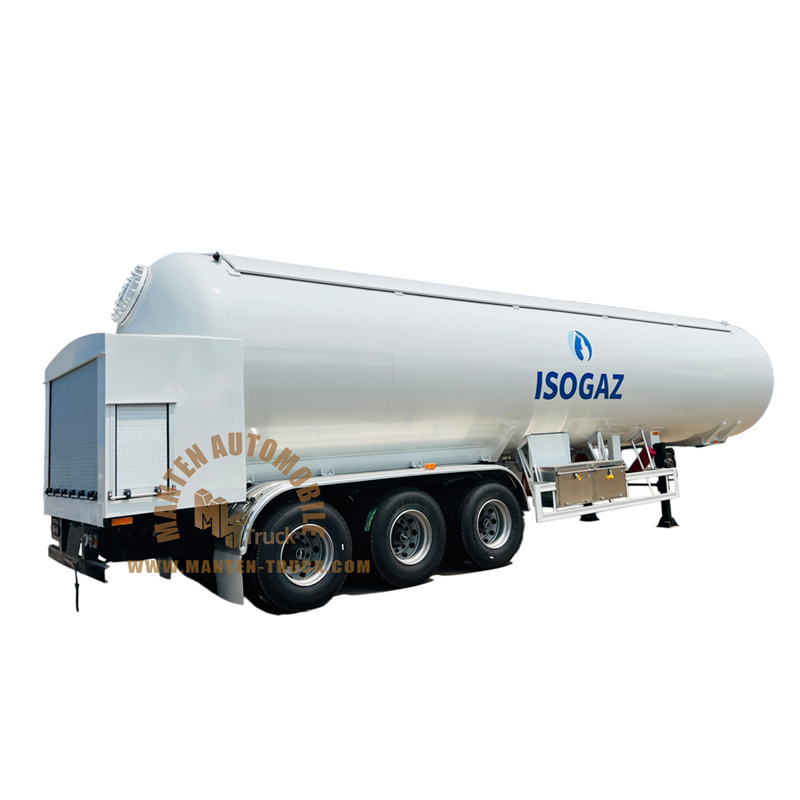 50cbm lpg tank trailer with flow meter