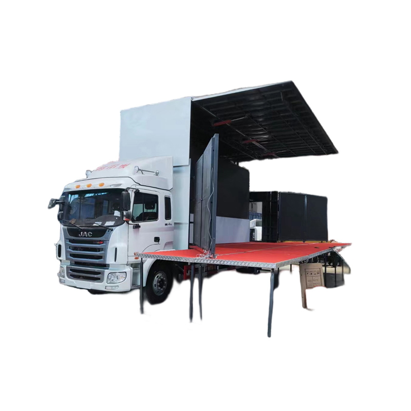 9.6m JAC Three Side Led Stage Truck