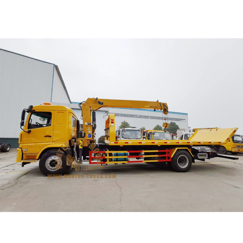 shacman 8ton wrecker tow truck with 6