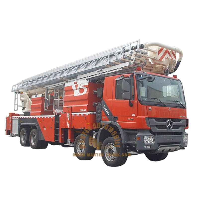 Benz Actros3344 54 Meters Ladder Fire Truck