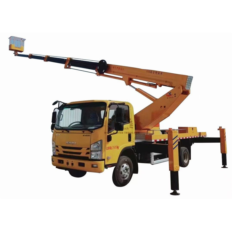 24m ISUZU 4x2 Telescopic Boom High-altitude Working Vehicle