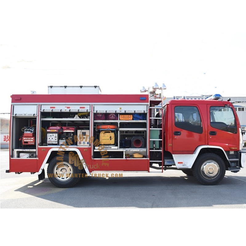 Rescue Fire Truck With Various Equipment