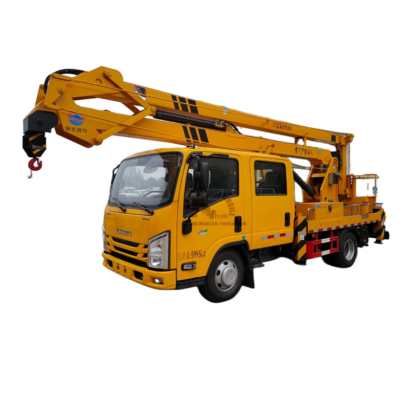 20m ISUZU 4x2 Folding Boom Aerial Platform Truck