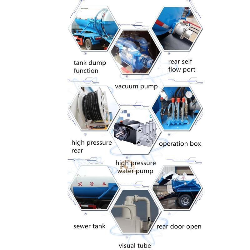 Main Parts Of Vacuum Jetting Truck