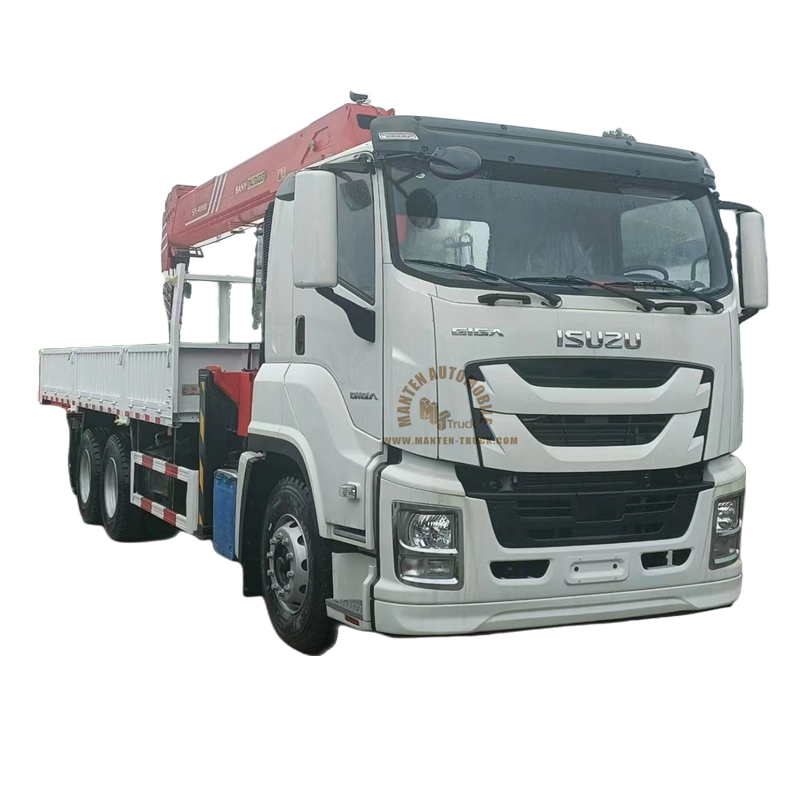 12tons ISUZU Giga 6x4 Truck Mouted Crane