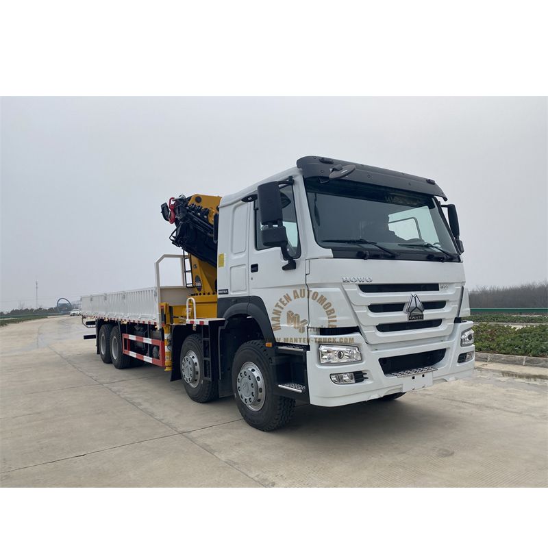 16tons Sinotruk HOWO Knuckle Boom Crane Truck