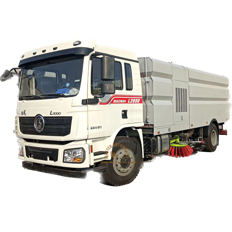 Shacman L3000 4x2 Road Washing Sweeper Truck