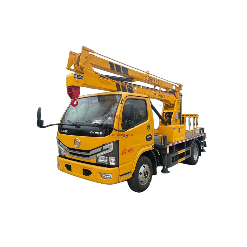 12m dongfeng 4x2 folding boom aerial working truck