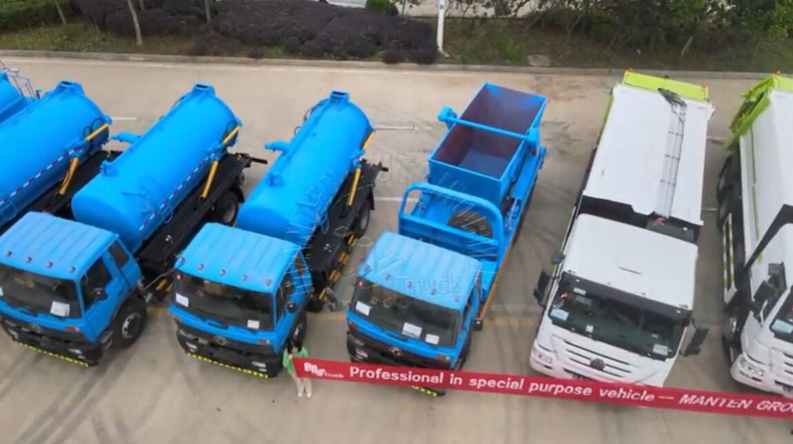 Batch of Sanitation Vehicles Exported to The East Africa