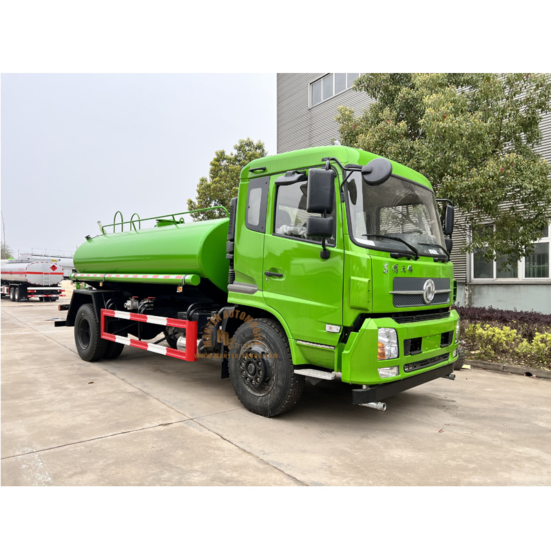 water tanker with sprinkler