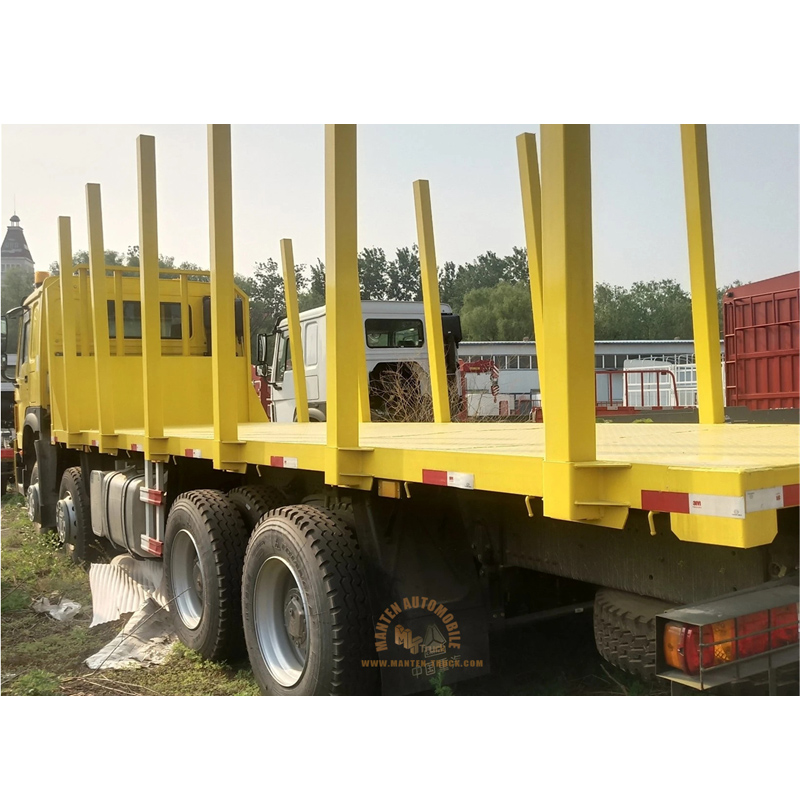 heavy logging trucks