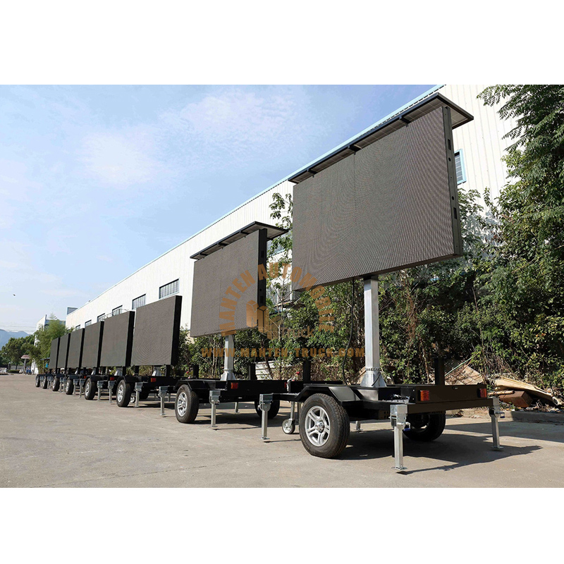 mobile led advertising trailer