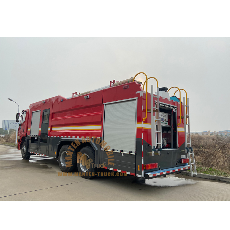 foam fire fighting truck