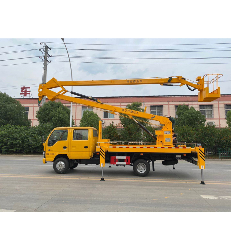 pickup truck with boom lift