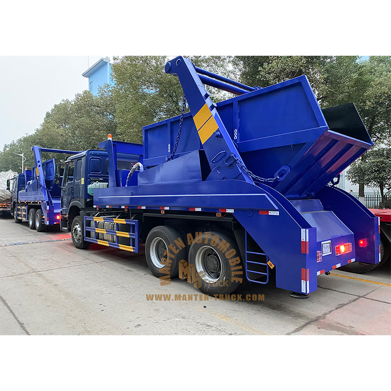 garbage truck loader