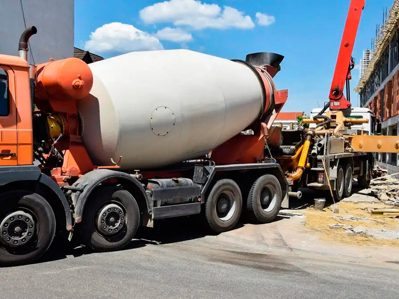 municipal road construction truck