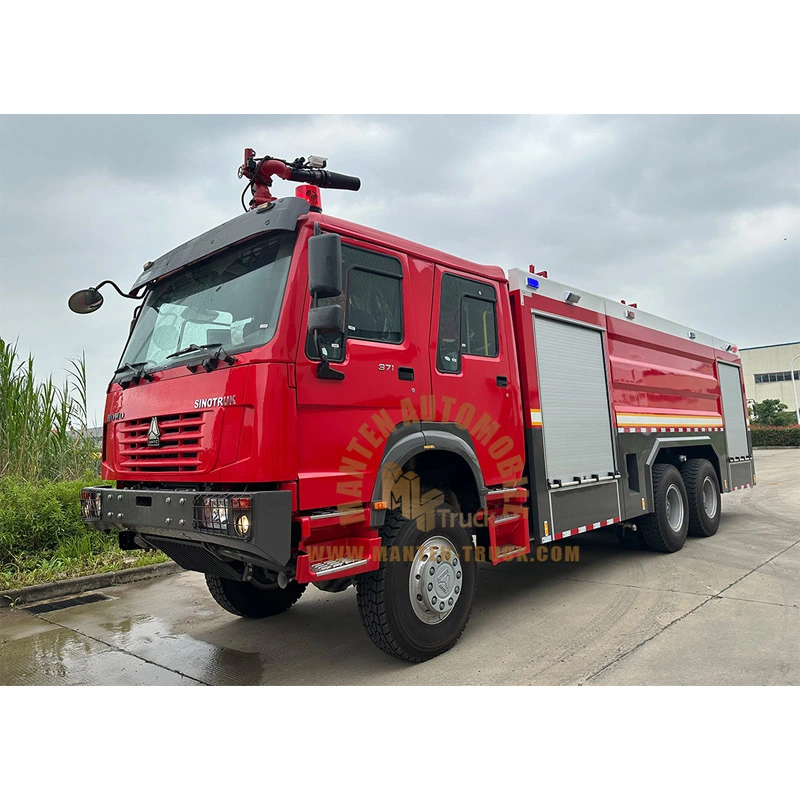 SINOTRUK HOWO 6x6 12ton Airport Fire Engines