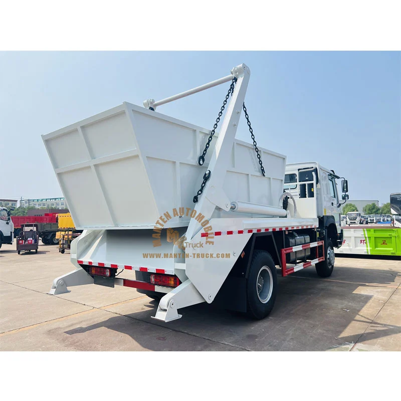 sinotruk howo 4 4 10ton skipper garbage truck 3