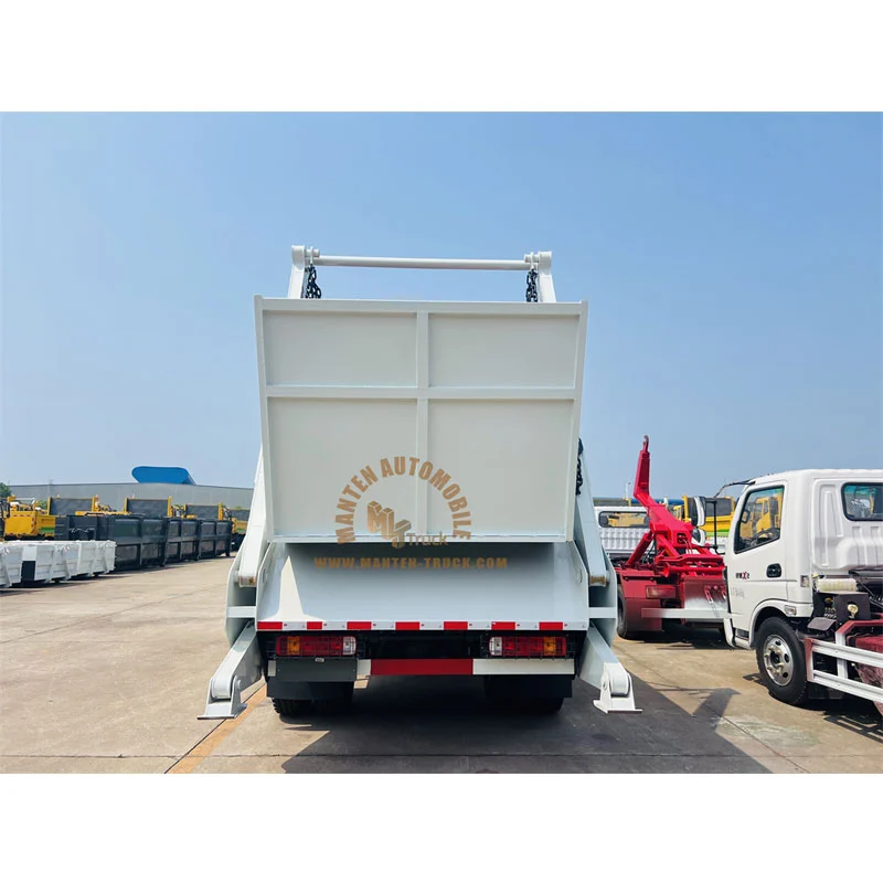 sinotruk howo 4 4 10ton skipper garbage truck 4