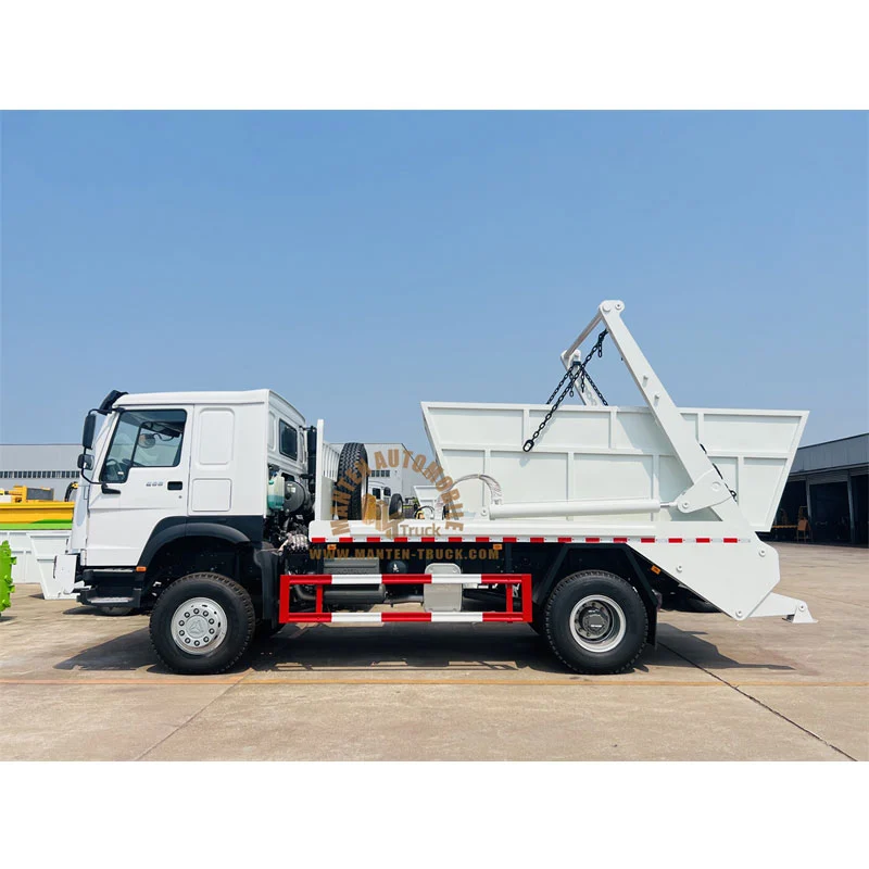 sinotruk howo 4 4 10ton skipper garbage truck 5