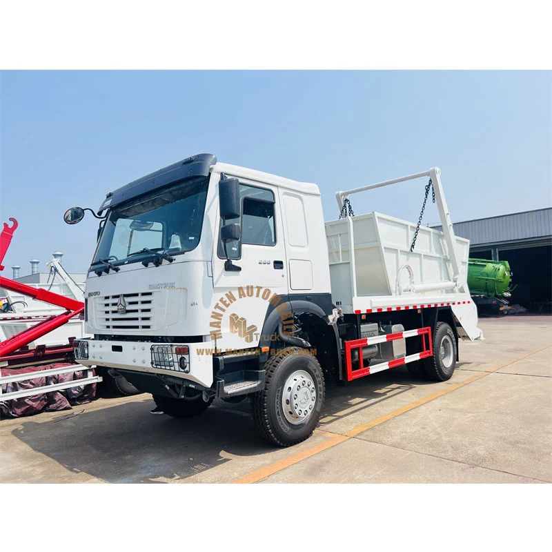 sinotruk howo 4 4 10ton skipper garbage truck 6