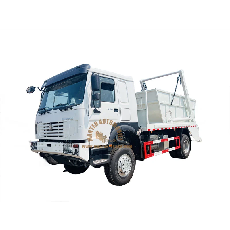 sinotruk howo 4 4 10ton skipper garbage truck 7