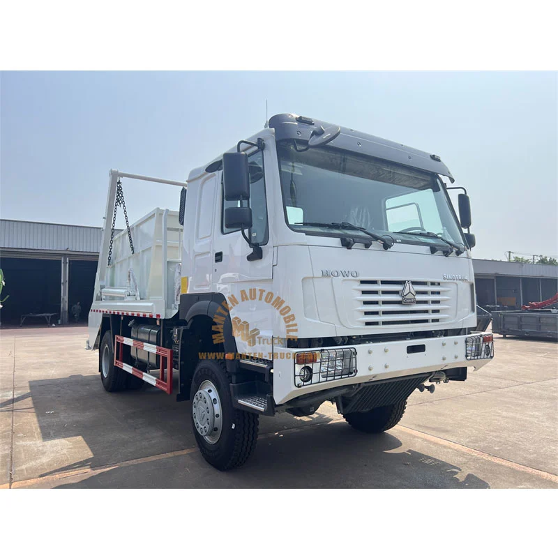 sinotruk howo 4 4 10ton skipper garbage truck 9