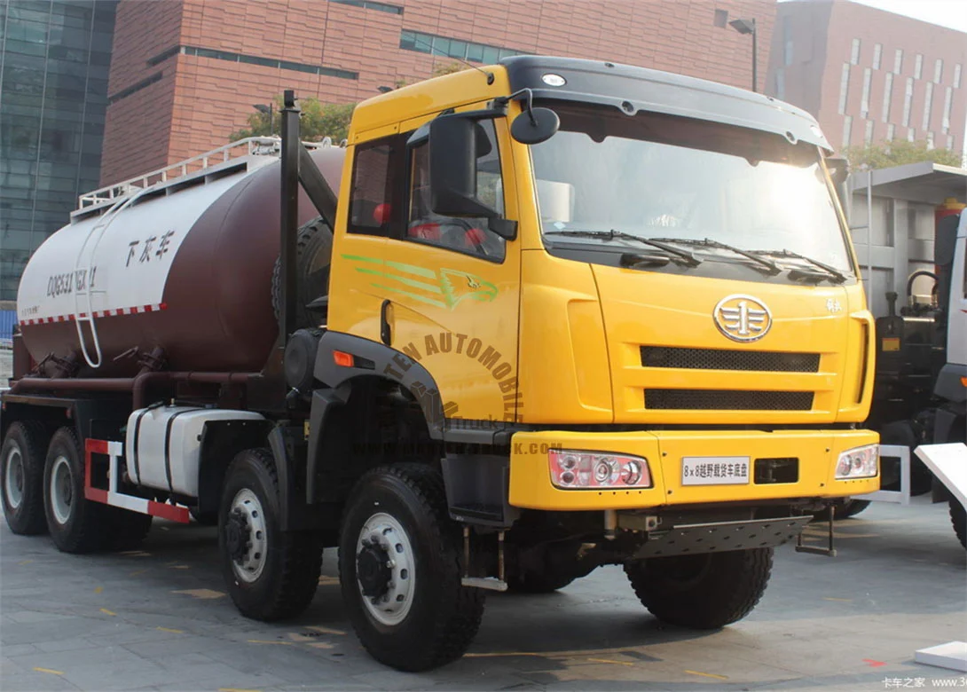 faw 8 8 off road fuel tank truck5