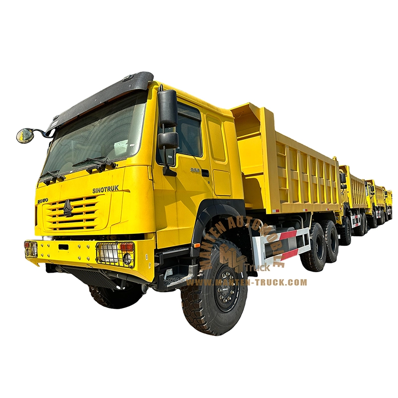 SINOTRUK HOWO 6x6 Dump Tipper Truck With Single Tire