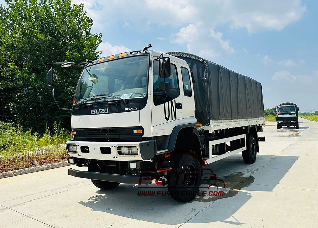 4 4 300hp isuzu troop carrier truck left front