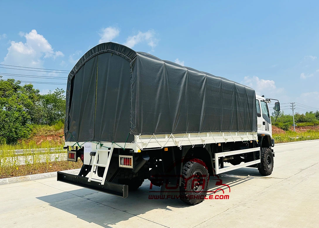 4 4 300hp isuzu troop carrier truck right rear