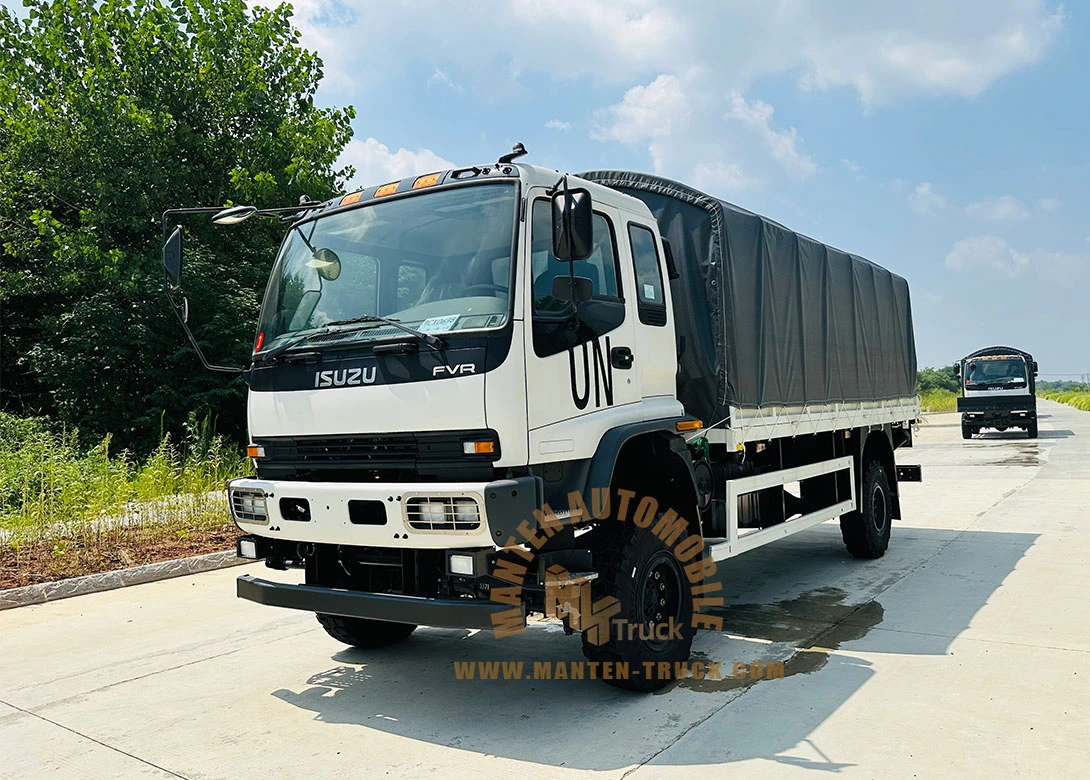 4x4 300hp isuzu personnel carrier truck left front