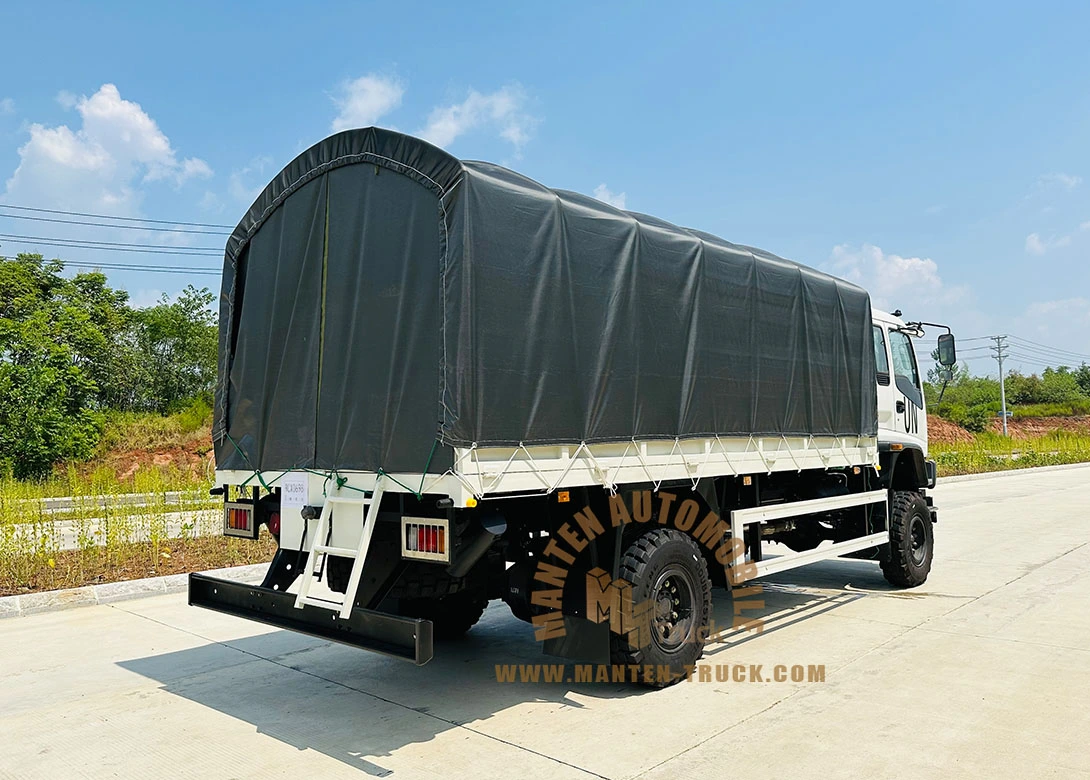 4x4 300hp isuzu personnel carrier truck right rear