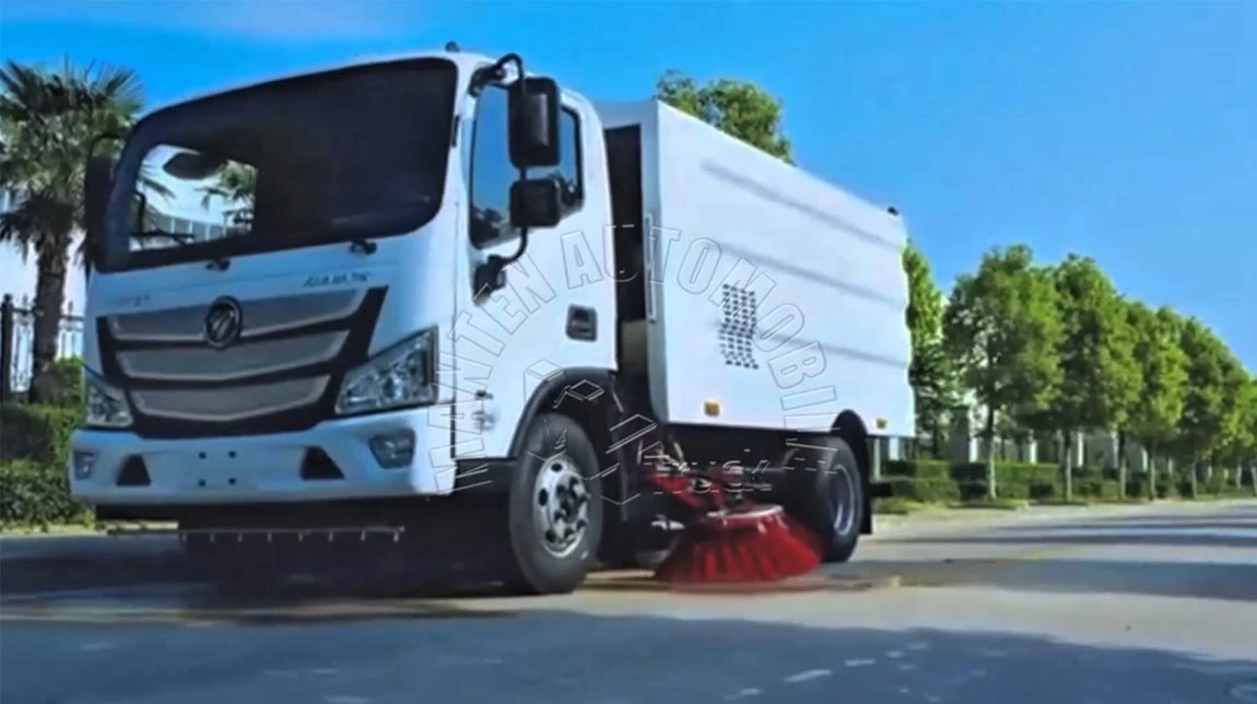 FOTON SWEEPER TRUCK OPERATION