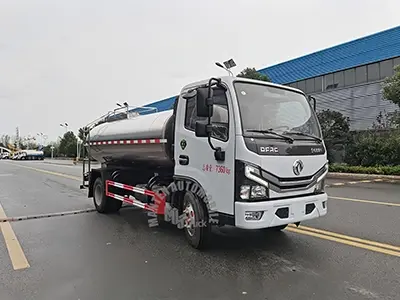 Record the Production of Milk Tank Truck for Exporting Project